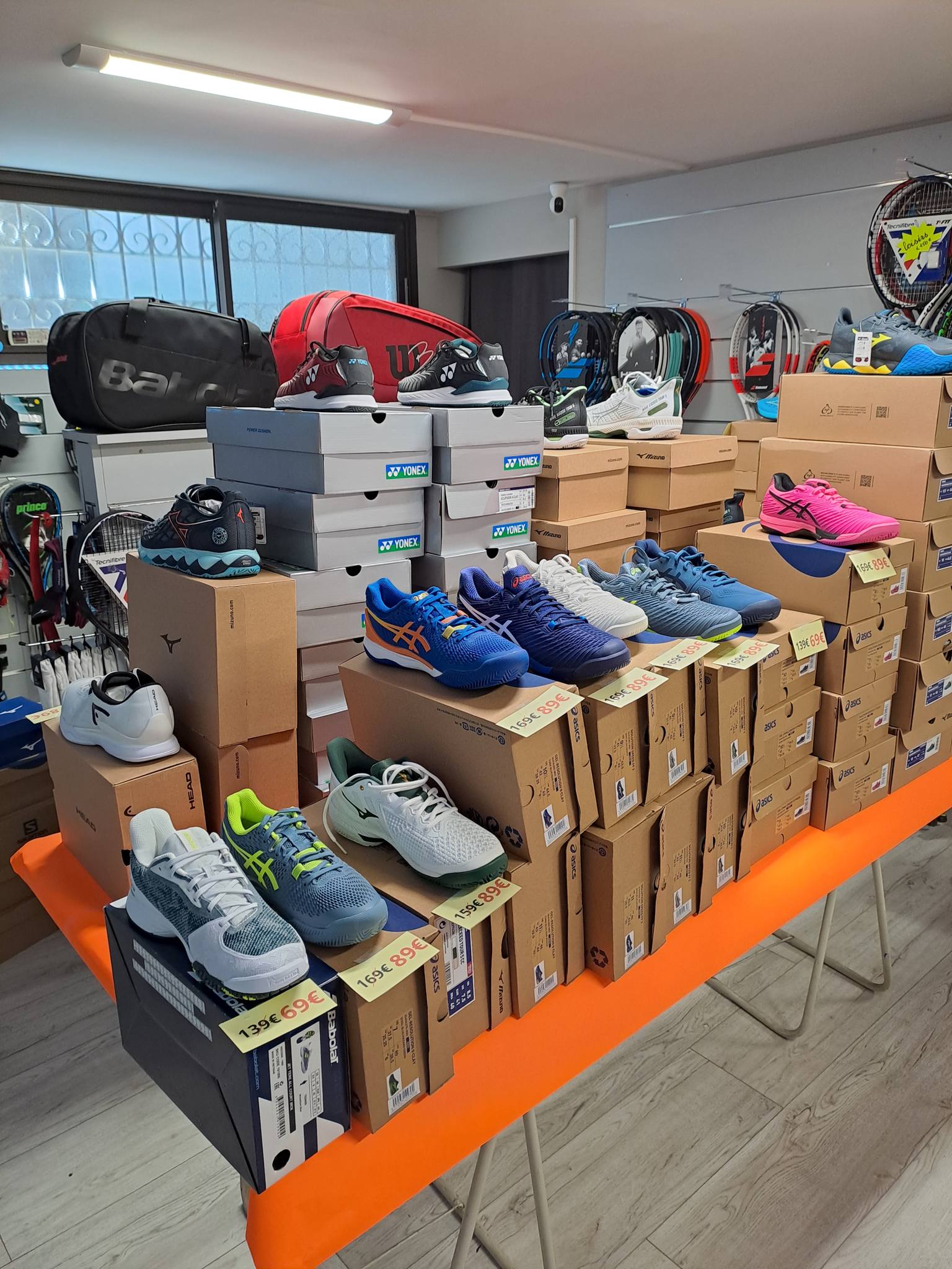 Nos chaussures de tennis et de padel